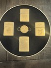 Zippo Very Rare D-day Set Vintage Brass 4pcs Unused With Original Box