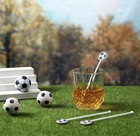 30 Pcs Soccer Swizzle Stir Sticks Coffee Bar Cocktail Party Stirrers 6  Drink