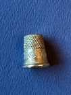 Vintage Sewing Collectable Brass Thimble Ez 7 - Size 7