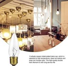 40w Incandescent Torpedo Tip Chandelier incandescent Light Bulb  Clear Finish  