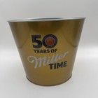 50 Years Of Miller Lite Bar Beer Bucket Gold Rare