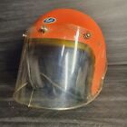 Vintage Buco Ic400 Motorcycle Full Helmet Face Shield S Shell 1970