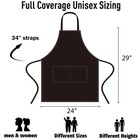 Nobondo 12 Pack Bib Apron - Unisex Black Apron Bulk With 2 Roomy Pockets Mach   