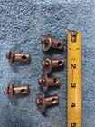 Antique Vintage Snare Drum Lugs Tube Lot Of 6