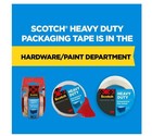 Scotch Heavy Duty Shipping Packing Tape 6 Rolls Industrial Strength Dispenser