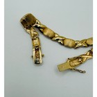 Vintage 925 Sterling Silver Gold Plated Bracelet