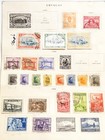 7 Page Uruguay 1889-1939 - With Compete Sets 151 Stamps Collection Lot 