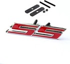 3d Oem Grille Ss Emblem Badge In Chrome   Red     Universal Fit For Zl1 1le