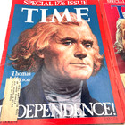 Lot Of 2 Vintage 70s Time Magazines Bicentennial And 1776 Issues