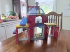 Plastic Action Figure Playset  Red blue yellow gray  Multicolor