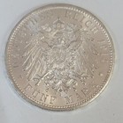5 Mark Wilhelm Ii Of Prussia 1914 German States Ag About Unc unc