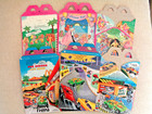 Mcdonald s Hot Wheels barbie Complete Happy Meal Box Set
