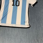 Adidas Argentina 2022 Home Lionel Messi 10 Jersey Youth Large Blue White Striped