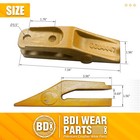 6684447 Skid Steer Bucket Unitooth Trenching Bucket Teeth With Hardware 5pk