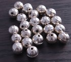 Sterling Silver Bench Made Beads 8mm  pack Of 10 Beads  Db4b