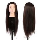 Makeup Mannequin Head Hairdresser Training Head Cosmetology Doll Head Blond Dark