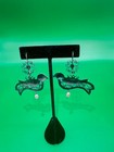 Filigree Sterling Silver Bird Hook Earrings Artisan Made In Mexico