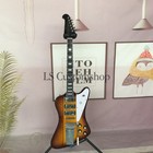 Custom Firebird Vii Electric Guitar Vintage Sunburst Flamed Top Mahogany Body