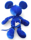 Disney Cobalt Blue 10 Inch Mickey Mouse Bean Bag Plush Rare
