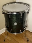 Yamaha Stage Custom Birch 16 X 16 Floor Tom Black See Thru Lacquer