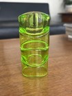 New Set Of 4 Green Lucite Napkin Rings Holders Crate And Barrel Retro Mcm Design