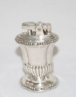 Vintage Ronson Mayfair Silver Plated Cigarette Table Lighter In Working Order     
