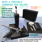 Ribo Airbrush Kit Cordless Portable Double-action Trigger-type Bursh For Paint