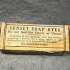 Vintage Sunset Soap Dyes Black 16 Antique Fabric Dye Box North American Dye Corp