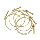 Big Horn 11730pk 3-inch Double Wire Hose Clamp  5-pack For Dust Collection Hose