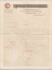 1916 Acl Atlantic Coast Line Railroad Co Color System Map Letterhead Bh2-75