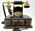 Vintage American Telecommunications Deco-tel French Style Rotary Dial Phone