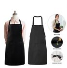 Waterproof Men Women Adjustable Bib Apron With Two Pockets Kitchen Cooking Apron