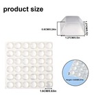 Transparent Keyboard Stickers  76 Pcs Raised Bubbles Typing Stickers For Long