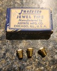Justrite Carbide Lamp Parts  Jewel Tips  Flints  Both With Box  See Description 