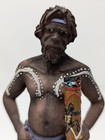 Vintage Aboriginal Australian Didgeridoo Figure 6  Hand Painted Tribal Folk Art