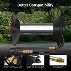 Pressure Washer Hose Reel  100ft High Pressure Hose Reel With Hand Crank  3 8 