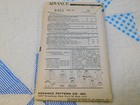 Vintage 1950s Original Advance Pattern 8453 18  Revlon Doll Wardrobe Uncut