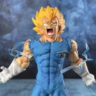 Dragon Ball Z Majin Vegeta Figure Self-destruct Super Saiyan Action Figures 27cm