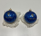0057 Set Of 2 Vintage The Plaza Hotel Ny 2004 Christmas Ornaments - 8th Edition