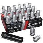  Spline Lug Nuts - Replacement For 2006-2023 M12x1 5 Chrome 20 Pack Splinedrive
