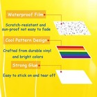 200 Pcs Pride Stickers Rainbow Lgbtq Gay Pride Party Decor Accessories