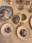 1953 Coronation Queen Elizabeth Ii Souvenir Beer Plates 24k Gold 13-pc Royal Lot