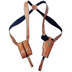 Genuine Leather Tactical Shoulder Underarm Gun Holster Pistol Concealed Carry