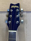 Washburn Dreadnought Acoustic Guitar D11 Tbl Blue With Gig Bag  Tuner And Picks