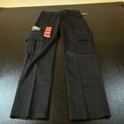 Dickies Flex Cargo Pants Straight Regular Fit Work Utility Black Mens 30x30  Nwt