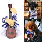 Funny Pet Cosplay Clothes Guitarist Player Suit Dog Puppy Cat Costume Halloween