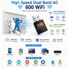 Mini Dual Band 600mbps Usb Wifi Wireless Adapter Network Card 2 4 5ghz 802 11
