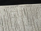 Vintage 50s Joliet Wallpaper Roll Gray Faux Grasscloth Look Uwpc Made In Usa