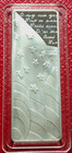 Star Spangled Banner Bar-american Mint 1 Troy Oz   999 Silver-200th anniversary