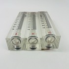 Set Of 3 Dwyer A  B  C Visi-float Acrylic Flowmeter 10-100